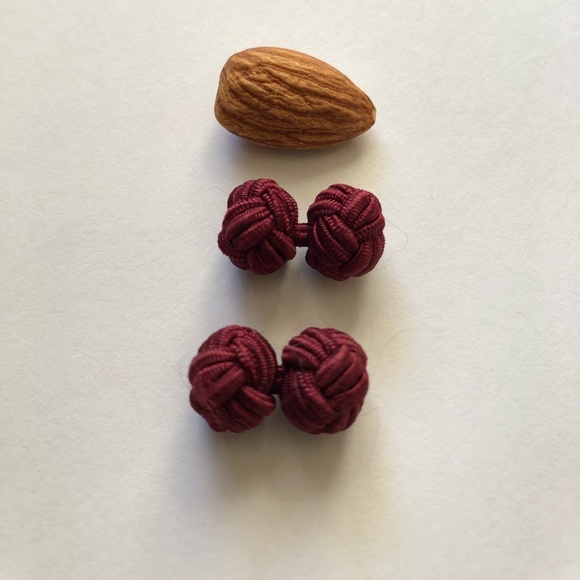 Other - 🆕  🎁 💝 Pairs Fabric Silk Knot Cufflinks Button